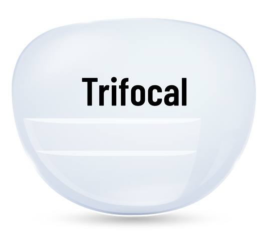 Prescription Sunglasses-Trifocal (Lined)- Trivex-Tint