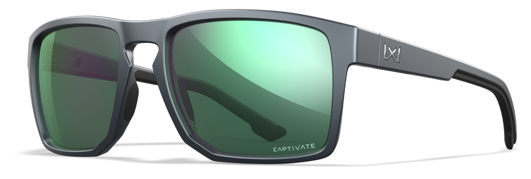 [Matte Graphite/CAPTIVATE™ Polarized Green Mirror]