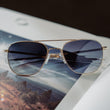 23k Gold & Slate Non-Polarized Gradient Nylon Lens