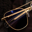 23k Gold & American Gray Polarized Glass Lens