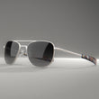 Satin Silver & Coastal Gray Polarized Gradient Nylon Lens