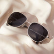 Satin Silver & Coastal Gray Polarized Gradient Nylon Lens