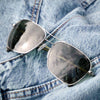 [Bronze Oxide & American Gray Polarized Glass Lens]