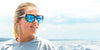 [Gray Polarized Polycarbonate Lenses, Shiny Wahoo Frame]