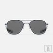 Navy & Non-Polarized American Gray Glass Lens