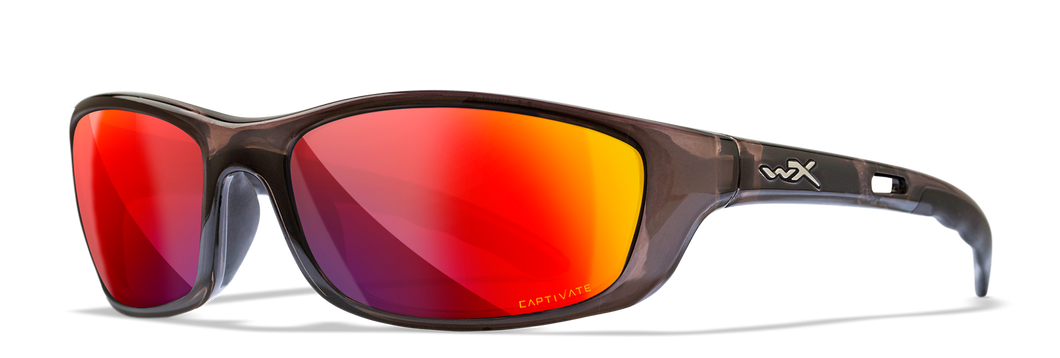 [Black Crystal/CAPTIVATE™ Polarized Red Mirror]