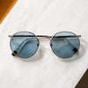 [23k White Gold & Blue Hydro Non-Polarized Glass Lens]