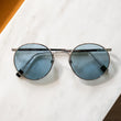 23k White Gold & Blue Hydro Non-Polarized Glass Lens