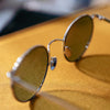 [23k White Gold & Blue Hydro Non-Polarized Glass Lens]