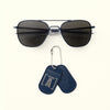 [Navy & Non-Polarized American Gray Glass Lens]