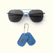 Patriot Blue & Non-Polarized American Gray Glass Lens