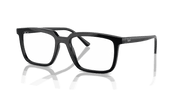 Clear Lenses, Polished Black Frame