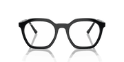 Clear Lenses, Polished Black Frame