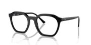 Clear Lenses, Polished Black Frame