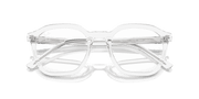 Clear Lenses, Polished Transparent Frame