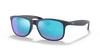 [Blue Mirror Lenses, Matte Blue Frame]