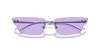 [Violet Lenses, Polished Gunmetal Frame]