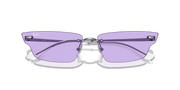 Violet Lenses, Polished Gunmetal Frame