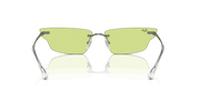 Green Lenses, Polished Gunmetal Frame