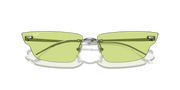 Green Lenses, Polished Gunmetal Frame