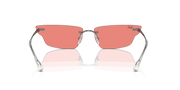 Pink Lenses, Polished Gunmetal Frame