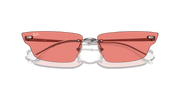 Pink Lenses, Polished Gunmetal Frame