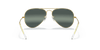 [Silver/Blue Lenses, Polished Gold Frame]