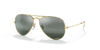 [Silver/Blue Lenses, Polished Gold Frame]