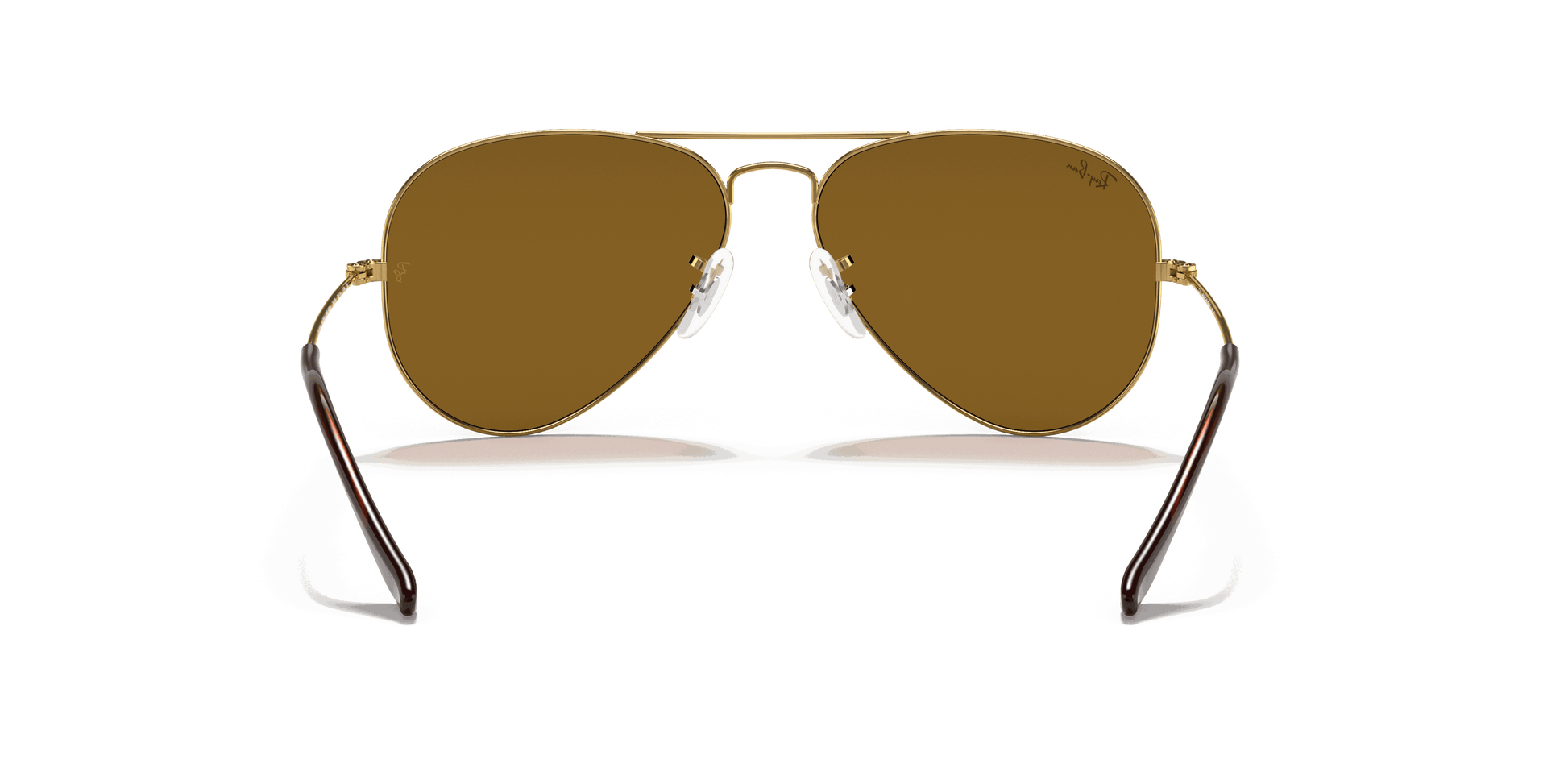 [B-15 Brown Lenses, Polished Arista Gold Frame]