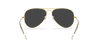 [Black Lenses, Polished Gold Frame]