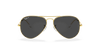 [Black Lenses, Polished Gold Frame]