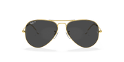 Black Lenses, Polished Gold Frame