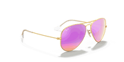 Cyclamen Flash Lenses, Matte Gold Frame