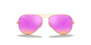 Cyclamen Flash Lenses, Matte Gold Frame