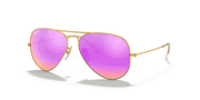 Cyclamen Flash Lenses, Matte Gold Frame