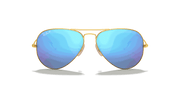 Blue Lenses, Matte Gold Frame