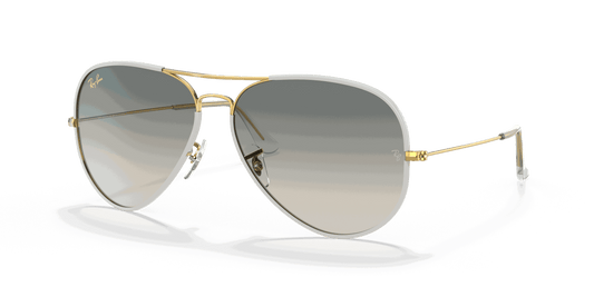 [Light Grey Gradient Lenses, Polished Grey Frame]