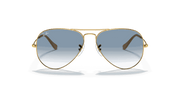 Light Blue Lenses, Polished Arista Gold Frame