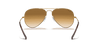 [Light Brown Lenses, Polished Arista Gold Frame]