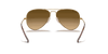 [Brown Lenses, Polished Arista Gold Frame]