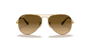 Brown Lenses, Polished Arista Gold Frame