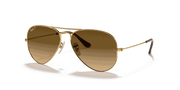 Brown Lenses, Polished Arista Gold Frame