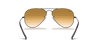 [Light Brown Gradient Lenses, Polished Gunmetal Frame]