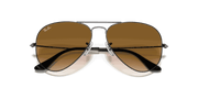 Light Brown Gradient Lenses, Polished Gunmetal Frame