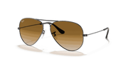 Light Brown Gradient Lenses, Polished Gunmetal Frame