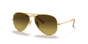 Brown Gradient Lenses, Matte Gold Frame