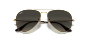 Grey Gradient Lenses, Polished Arista Gold Frame