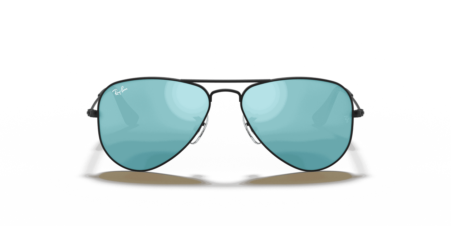 [Blue Flash Lenses, Matte Black Frame]