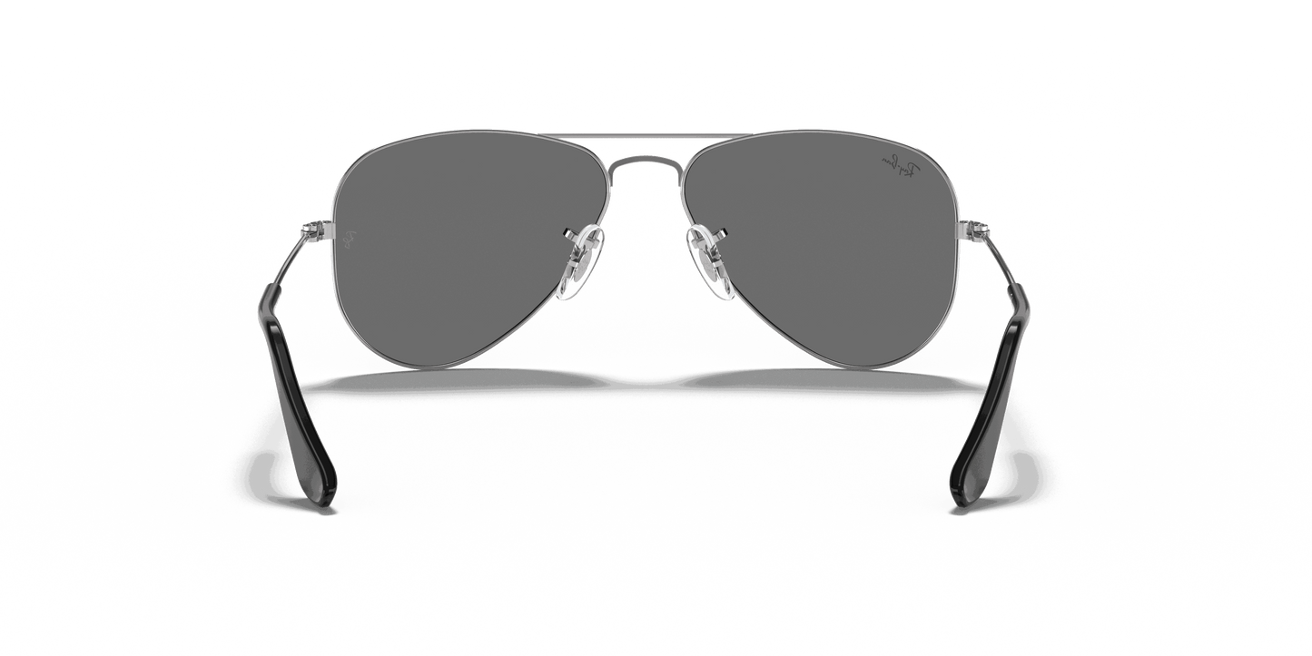 [Grey/Silver Lenses, Polished Silver Frame]