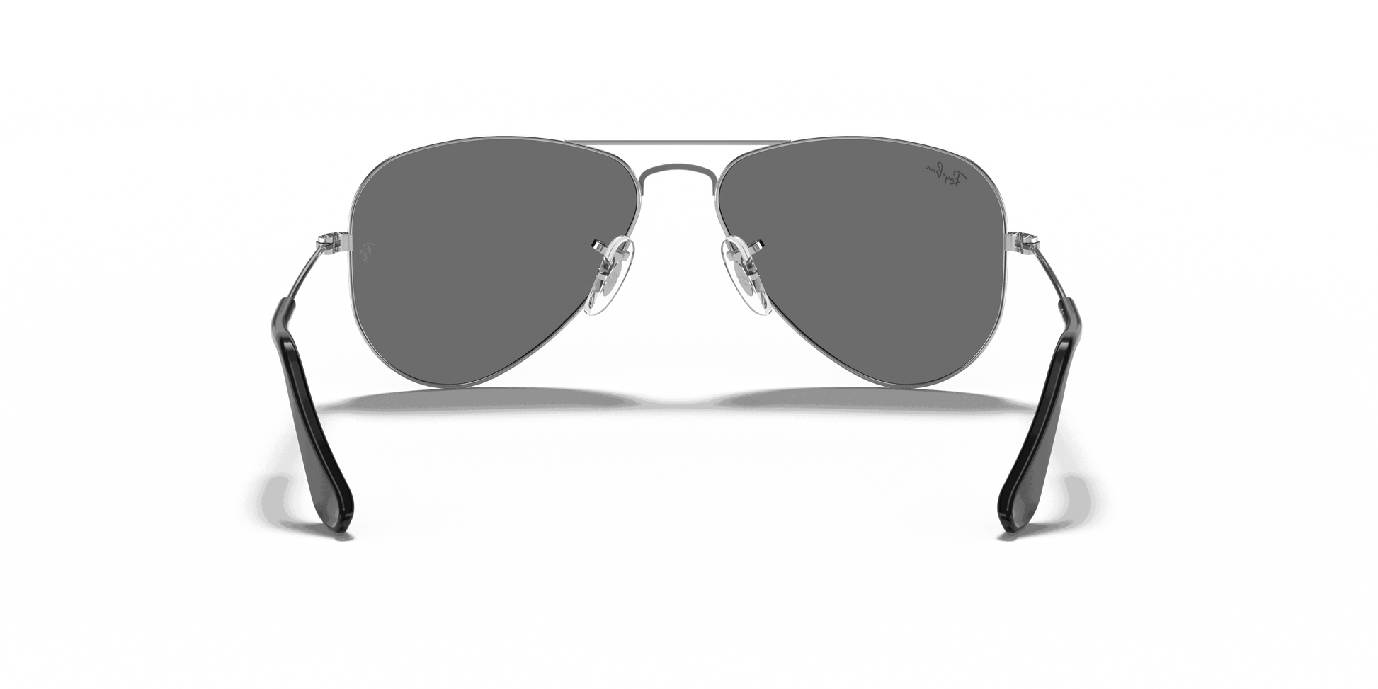 [Grey/Silver Lenses, Polished Silver Frame]